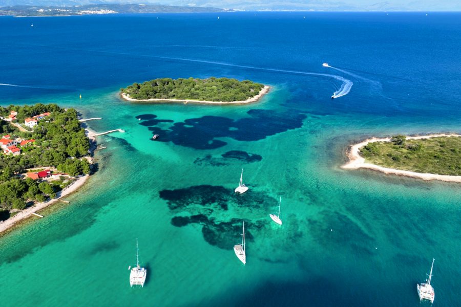 Blue Lagoon & Trogir Private half-day Speedboat Tour from Split